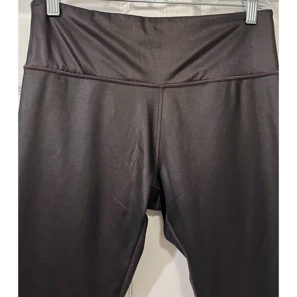 Athleta Pants - Athleta Elation Ultra High Rise 7/8 Tight Leggings Womens M Purple Shimmer Yoga
